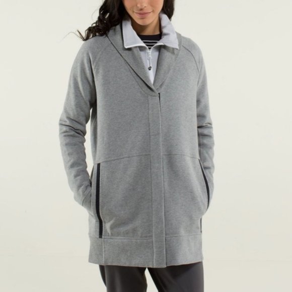 lululemon athletica Sweaters - Lululemon Yin To My Yang Cardigan Gray Size 6